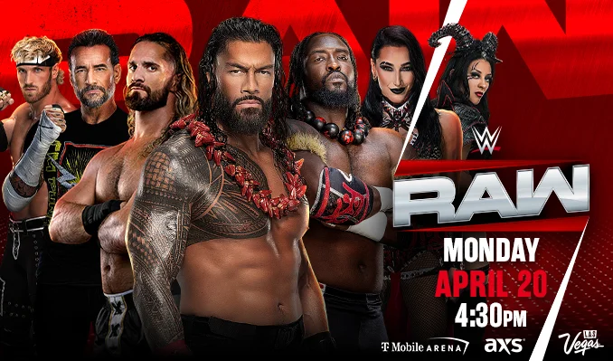 WWE Monday Night Raw 27th April 2026 English