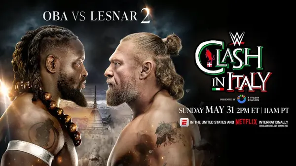 WWE Clash In Italy PPV 31st May 2026 English Special Show